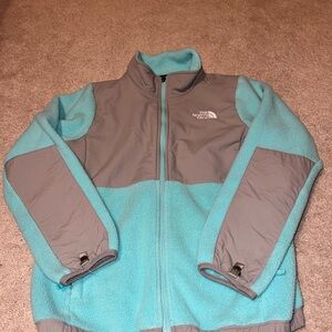 The North Face Teal and Gray Jacket